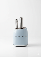 Набір ножів з підставкою Smeg 6 ножів блакитний KBSF02CR