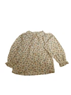 Рубашка H&M 86 Светло-бежевый 1197196_цветы