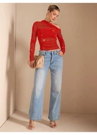 Блуза SHEIN XS Червоний sz2501108129299799