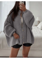 Кардиган SHEIN L Сірий sz2409261519799869