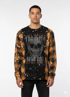 Жіночий лонгслів H&M M Коричневий 0397431_череп
