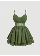 Комбинезон SHEIN XL Темно-зеленый sz2403183186093333