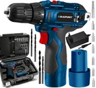 Акумуляторний дриль-шуруповерт Blaupunkt CD3010 12V, 30 Нм, з кейсом та набором аксесуарів, бездротовий для дому та ремонту