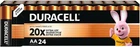 Щелочные батарейки Duracell AA (LR06) MN1500 24 шт