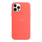 Чехол Silicone Case with MagSafe для iPhone 12 Pro Max Pink Citrus