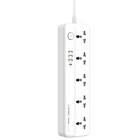 Сітковий Підовжувач LDNIO SC5415 5 universal ports /1 PD/1 QC/2 auto ID 2m Колір Білий