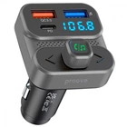 АЗП Proove FM Launcher Luxor SE 36W (PD+QC3.0) Type-C+USB gray