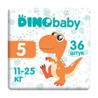 Дитячі підгузки Dino Baby розмір 5 (11-25 кг) 36 шт
