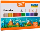 Пластилін YES O'range Line 8 кольорів 160 г (540687) (4823091918797)