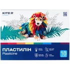 Пластилін Kite Classic K-085, 18 кольорів, 360 г