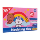 Пластилін Yes Line Friends 24 кольори 480 г 540683