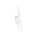 Кабель HOCO X1 USB to Micro 2.4A, 1m, PVC, PVC connectors, білий