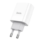 Мережевий зарядний пристрій HOCO C80A Rapido PD20W+QC3.0 charger(EU) білий