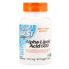 Натуральна добавка Doctor's Best Alpha-Lipoic Acid 600 мг Капсули