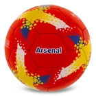Мяч футбольный №5 PU Гриппи сшит вручную BALLONSTAR ARSENAL FB-0047-835