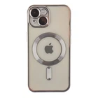 Чохол TPU Metallic Full Camera with Magsafe для iPhone 15 Silver