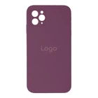 Чохол Silicone Case Square Full Camera для iPhone 11 Pro Max 42.Maroon