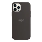 Чохол Silicone Case with MagSafe для iPhone 12 Pro Max Black