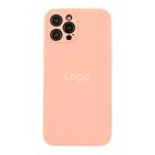 Чохол Silicone Case Full Size with Frame для iPhone 12 Pro 67.Grapefruit