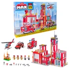 Конструктор Zuru MAX CITY Пожарные 976 дет., 83165