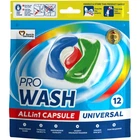Капсулы для стирки Pro Wash All in 1 Universal 12 шт. (4823128001980)