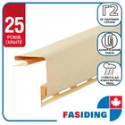 Планка сайдинга ПВХ FaSiding наружный угол Standard/BlockHouse Мимоза 3.05 м