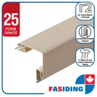 Планка сайдинга ПВХ FaSiding наружный угол Standard/BlockHouse Грецкий орех 3.05 м