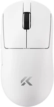 Бездротова ігрова мишка MCHOSE A7 V2 Pro White, 8000Hz, PAW3395, 26000DPI, 2.4G/Bluetooth/Кабель, Ultralight 59г.