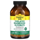 Хелатний гліцинат магнію Country Life (Chelated Magnesium Glycinate) 133 мг 180 таблеток CLF02681