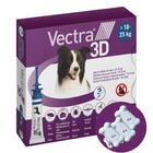 Ceva Вектра 3D Vectra 3D краплі для собак від кліщів і бліх 10,1-25 кг, 3x3,6 мл (179799)