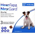 Boehringer Ingelheim NexGuard НексГард таблетки від бліх і кліщів для собак M (4-10 кг) упаковка 3 таб (159900)