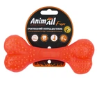 Іграшка AnimAll Fun кость для собак, помаранчева, 15 см (110585)