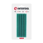 Комплект зеленых клеевых стержней 7.4мм*100мм, 12шт. INTERTOOL RT-1058