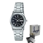 Женские часы Casio LTP-V006D-1B черные 30 м