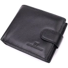 Кошелек для мужчин из натуральной кожи ST Leather 22461 Черный