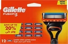 Сменные кассеты (лезвия) для бритья Gillette Fusion5 12 шт в упаковке (49366650)