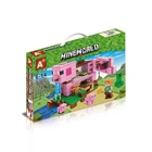 Конструктор Minecraft АА8004 Дом-свинья 387 деталей Майнкрафт MineWorld My World
