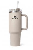 Термокружка Stanley Quencher H2.O FlowState™ Tumbler з трубочкою і ручкою 1.18 л Бежевий