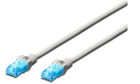 Патч-корд Digitus 10м UTP cat.5e AWG 26/7 CCA PVC grey (DK-1512-100)