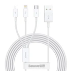 Кабель Baseus Superior Series Fast Charging USB-A to USB-C/Lightning/Micro-USB 1.5m White (CAMLTYS-02)