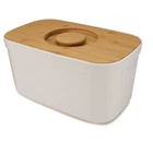 Хлебница с бамбуковой крышкой Joseph Joseph Bread Bin White 81097 (01000744)