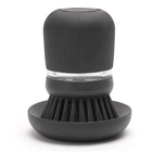 Щетка для мытья посуды с дозатором моющего средства Brabantia Dish Washing черный 302626 (00800982)