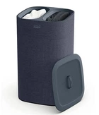 Кошик для білизни вузький, роздільний Joseph Joseph Tota 60 л Black 50002 (01000978)