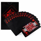 Карты игральные покерные черные пластиковые SP-Sport Poker 3466 54 карты Black