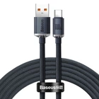 USB кабель Baseus Crystal Shine Series Fast Charging Data USB to Type-C 100W 2m чорний CAJY000501
