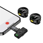 Микрофон - беспроводная система HOCO L22 Bright 2-in-1 wireless microphone (Lightning + Type-C)
