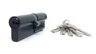Циліндр KEDR M60 ZBM (30*30) Black mat ключ/ключ