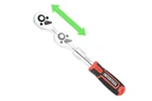 Ключ трещоточный (рукоятка с храповым механизмом) Intertool 1/4" x 72T телескопический Storm (ET-8004)