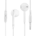 Проводные наушники 3.5mm Borofone BM54 Maya вкладыши с микрофоном 1.2m White