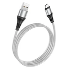 Кабель USB Hoco X50 Excellent Micro Сiрий